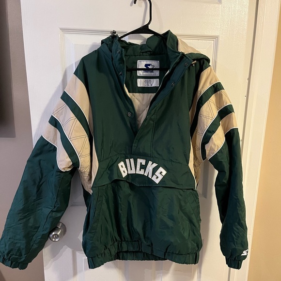 STARTER Other - Starter Impact Milwaukee Bucks Pullover Jacket